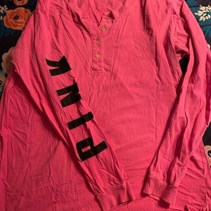 Victoria’s Secret Long Sleeve Henley tee